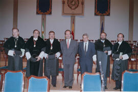 Apertura del Curso Académico 1992/1993 de la Universidad de Málaga. Teatro Cervantes. Octubre de ...