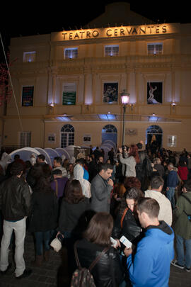 Momentos previos a la gala inaugural de la XXV edición de Fancine de la Universidad de Málaga. Te...