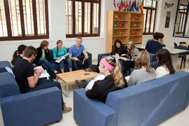 Alumnas en el aula multicultural. Centro Internacional de Español. Málaga. Enero de 2015