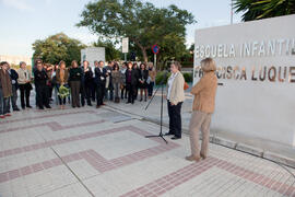 Presentación de la Escuela Infantil de la Universidad de Málaga bajo el nombre "Francisca Lu...