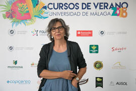 María Linarejos Cruz en photocall. Curso "Patrimonio y Turismo Cultural". Cursos de Ver...
