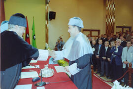 Apertura del Curso Académico 2000/2001 de la Universidad de Málaga. Paraninfo. Octubre de 2000