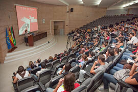 Presentación de spots en el 3º Campus Audiovisual de la Universidad de Málaga: Creatividad Public...