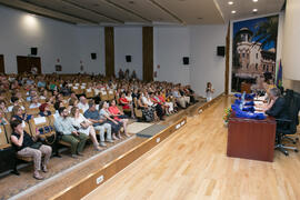 Graduación y clausura del curso del Aula de Mayores de la Universidad de Málaga. Paraninfo. Junio...
