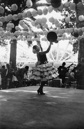 Feria de Málaga. Actuación en la caseta oficial de la feria del Real. Julio de 1963