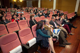 Asistentes a la inauguración de la reunión de la Conferencia de Decanos de Economía y Empresa. Ed...