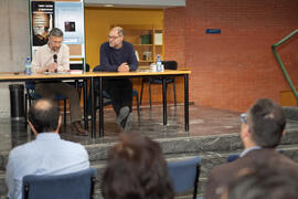 Presentación de la novela 'El protegido', de Pablo Aranda. Biblioteca General. Abril 2015