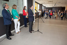 José Luis Ruiz Espejo habla en la inauguración de 'Link by UMA-ATECH'. Edificio 'The Green Ray'. ...