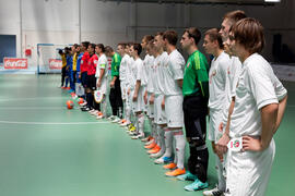 Jugadores de Bielorrusia y Azerbaiyán. Partido Bielorrusia contra Azerbaiyán. 14º Campeonato del ...