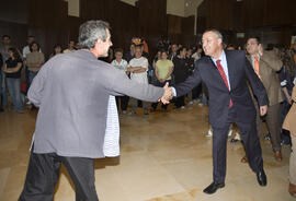 Visita del ministro Jesús Caldera. 2º Congreso Internacional de Actividad Físico-Deportiva para M...