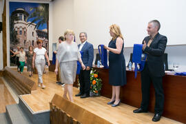 Graduación del curso del Aula de Mayores de la Universidad de Málaga. Paraninfo. Junio de 2017