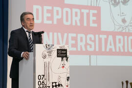 Javier Lozano Cid en la Gala del Deporte Universitario 2017. Escuela Técnica Superior de Ingenier...