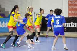 Partido Japón - Rumanía. Categoría femenina. Campeonato del Mundo Universitario de Balonmano. Ant...
