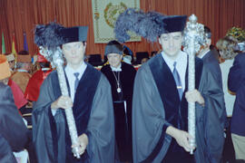 Apertura del Curso Académico 2003/2004 de la Universidad de Málaga. Paraninfo. Octubre de 2003