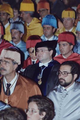 Apertura del Curso Académico 1996/1997 de la Universidad de Málaga. Teatro Cervantes. Octubre de ...