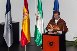 Apertura del Curso Académico 2010/2011 de la Universidad de Málaga. Complejo de Estudios Sociales...