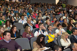 Público asistente al acto inaugural del 6º Congreso Internacional de Actividad Física Deportiva p...