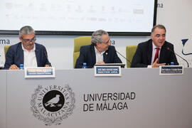 Diego Vera, José Ángel Narváez y José Antonio Cristóbal. Presentación de los Cursos de Verano 201...