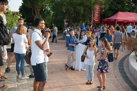 Fiesta de bienvenida a los alumnos de intercambio internacional de la Universidad de Málaga. Jard...