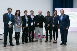 Foto de grupo tras el segundo panel de expertos. 7º Congreso Internacional de Actividad Física De...