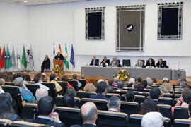 Toma de Posesión del nuevo Consejo de Dirección de la Universidad de Málaga. Paraninfo.  Enero de...