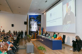 José Ángel Narváez en la segunda sesión de investidura de nuevos doctores por la Universidad de M...