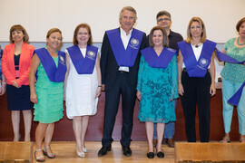 Graduación del alumnado del Aula de Mayores de la Universidad de Málaga. Paraninfo. Junio de 2015