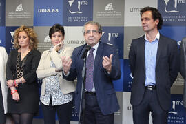 Inauguración de la I Feria de Empleo de la Universidad de Málaga. Complejo de Estudios Sociales y...