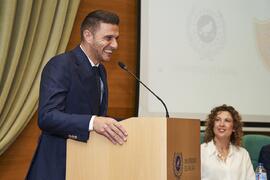 Joaquín Sánchez. I Premios del Aula de Economía y Deporte de la Universidad de Málaga. Edificio d...