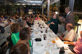 Cena Homenaje a profesores y PAS jubilados de la Facultad de Económicas. Restaurante El Palmeral....