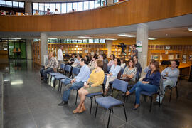 Público asistente a la presentación de la novela 'El protegido', de Pablo Aranda. Biblioteca Gene...