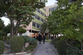 Comitiva previa a la Apertura del Curso Académico 2023/2024 de la Universidad de Málaga. Paraninf...