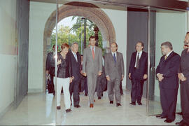 Inauguración del Rectorado por el príncipe Felipe. Málaga. Abril de 2002