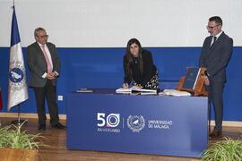 Toma de posesión de Cristina García Sancho como profesora titular del Área de Química Inorgánica ...