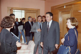 Visita del gobernador de Puerto Rico a la Universidad de Málaga y Obispado. 1993