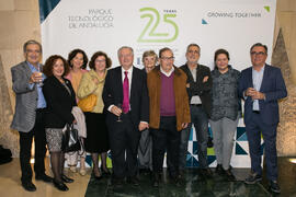 Momentos posteriores al acto del 25 Aniversario del Parque Tecnológico de Andalucía. Palacio de F...