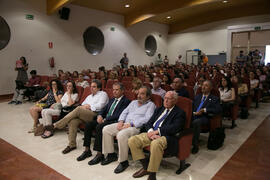Asistentes a la inauguración de los Cursos de Verano de la Universidad de Málaga. Vélez Málaga. J...