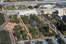 Hospital Clínico y Jardín Botánico. Campus de Teatinos. Diciembre de 2016