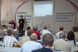 Conferencia del congreso TERENA Networking Conference 2009. Facultad de Derecho de la Universidad...