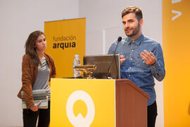 Pau Sarquella y Diana Usón. Presentación del proyecto "Persiana Barcelona". V Foro Arqu...