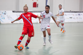 Partido Rusia contra Costa Rica. 14º Campeonato del Mundo Universitario de Fútbol Sala 2014 (FUTS...