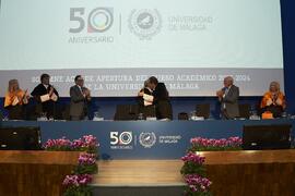 Apertura del Curso Académico 2023/2024 de la Universidad de Málaga. Paraninfo. Septiembre de 2023