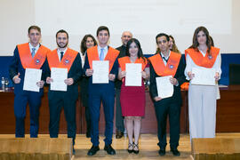 Foto de grupo. Graduación de Másters de la Facultad de Ciencias Económicas y Empresariales de la ...
