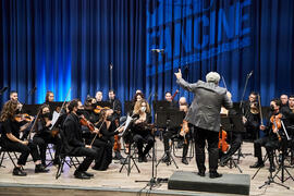 Miguel Romea dirige el Concierto de Bandas Sonoras de la 31 edición de Fancine de la Universidad ...