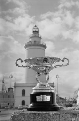 Trofeo Marca de la XVI Regata Internacional de balandros. Málaga. Enero de 1963