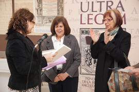 Inauguración de la exposición "Ultra Legem" en la Facultad de Derecho. Febrero de 2010