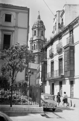 Málaga. Calle San Agustín. Abril de 1963