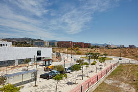 Obras del nuevo Pabellón de Gobierno. Campus de Teatinos. Mayo de 2021