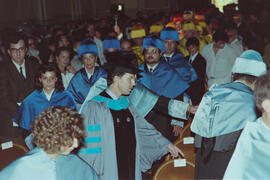 Apertura del Curso Académico 1990/1991 de la Universidad de Málaga. Teatro María Cristina. Octubr...
