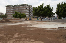 Obras del Bulevar del Campus de Teatinos. Julio de 2006